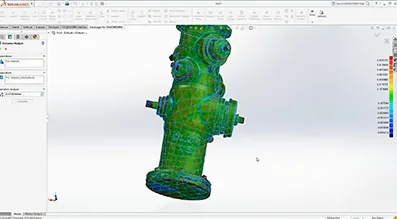 Geomagic for SOLIDWORKS 3D Comparison with Deviation Analysis Feature
